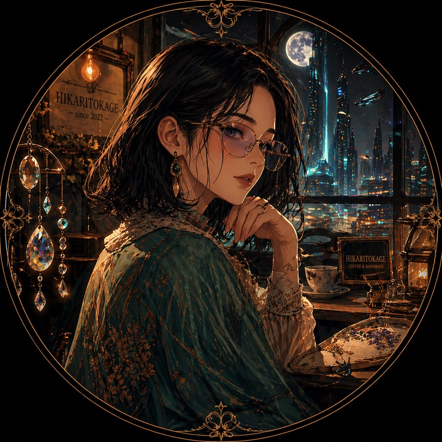 喫茶HIKARITOKAGEの世界観を表す人物